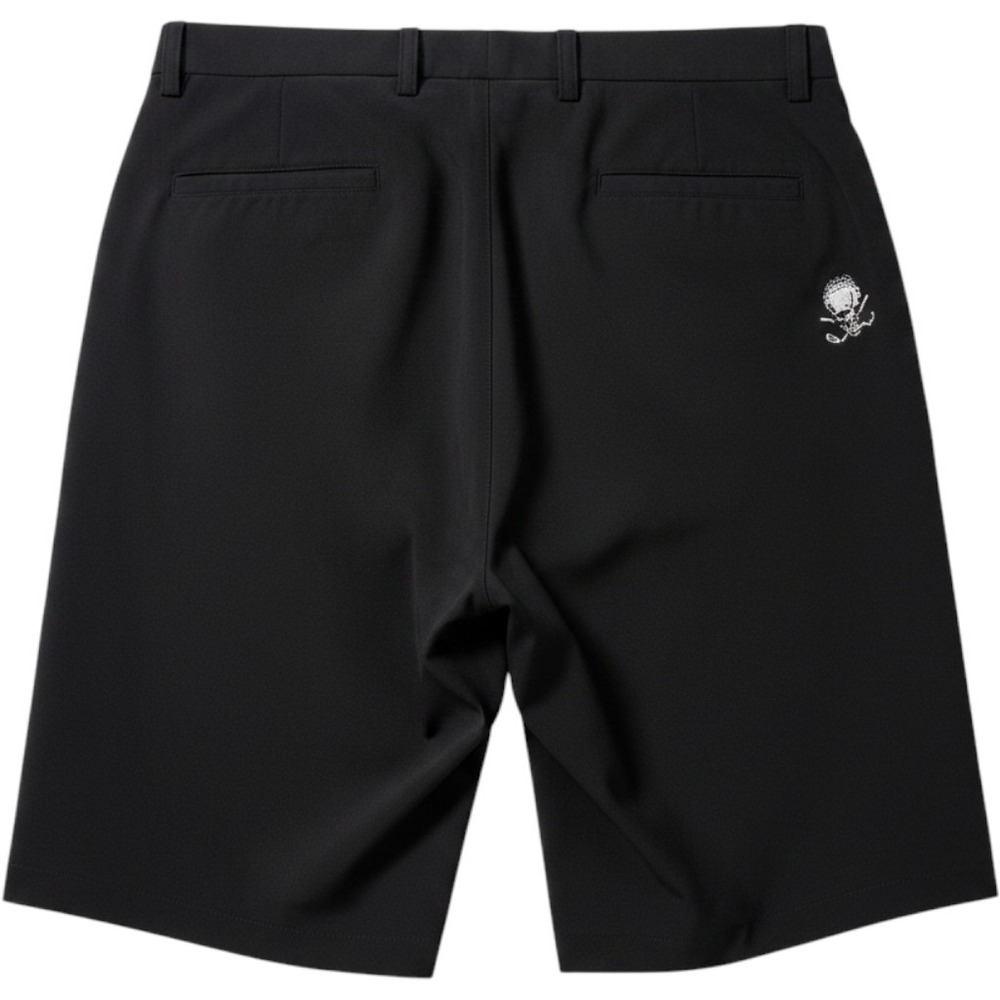 Tattoo Golf 11" Black Golf Shorts Size 40 Black Skull Crossbones Back Logo - Picture 1 of 7